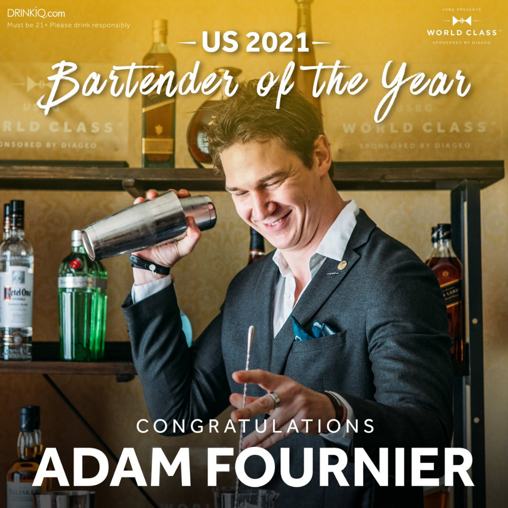 Adam Fournier es el Bartender del Año en Estados Unidos